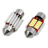 Automobilinė lemputė LED SV8.5 31mm 12SMD 5050balta (white) (vieneto kaina) Amio